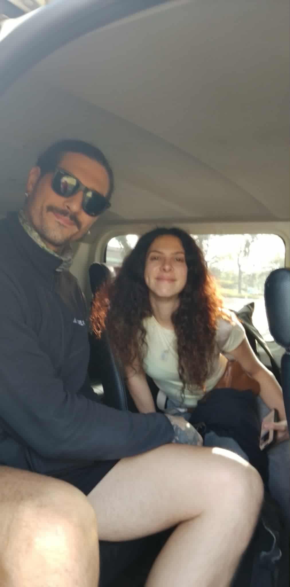 Private couple transfer guests at Puerto Princesa Airport heading to El Nido